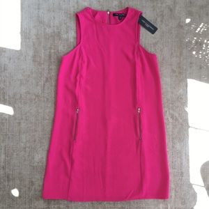 Hot pink casual dress